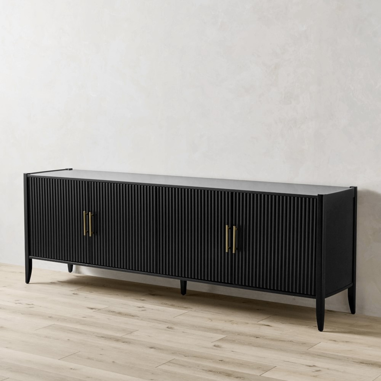 Williams Sonoma Black Wood Sideboard - image-4