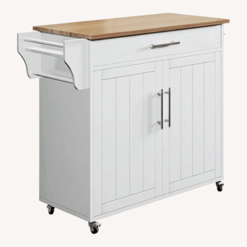 Used Amazon White Wood Sideboard for sale on AptDeco