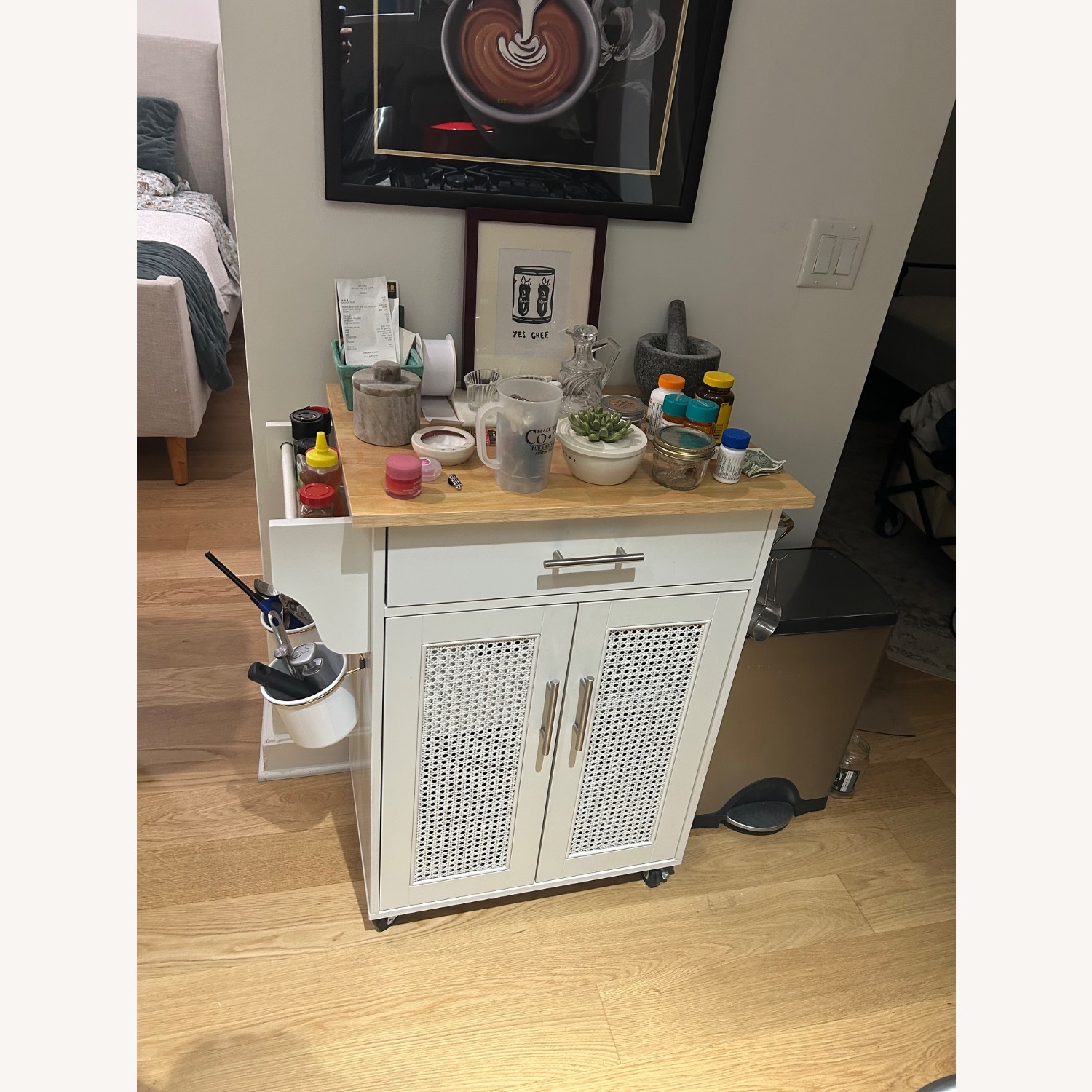 Amazon White Wood Sideboard - image-5