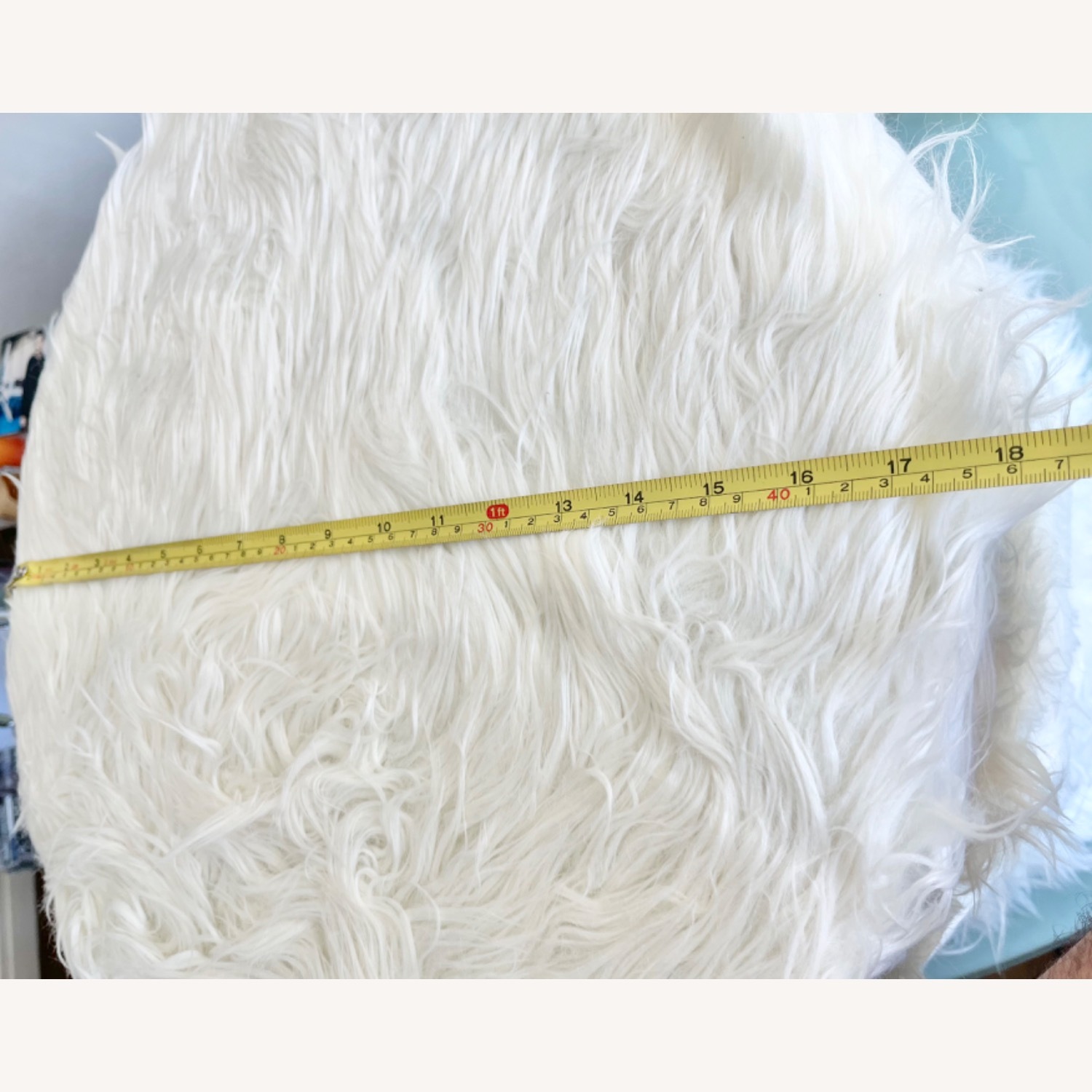 Nicole Miller Inspired Homes White Ottoman - image-14