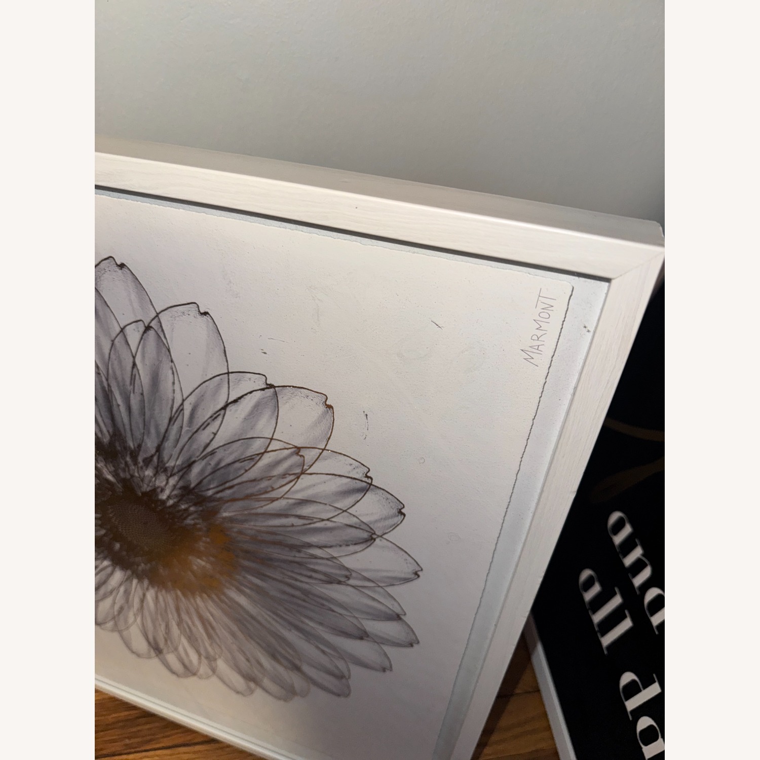 White/Gold Flower Wall Art - image-2