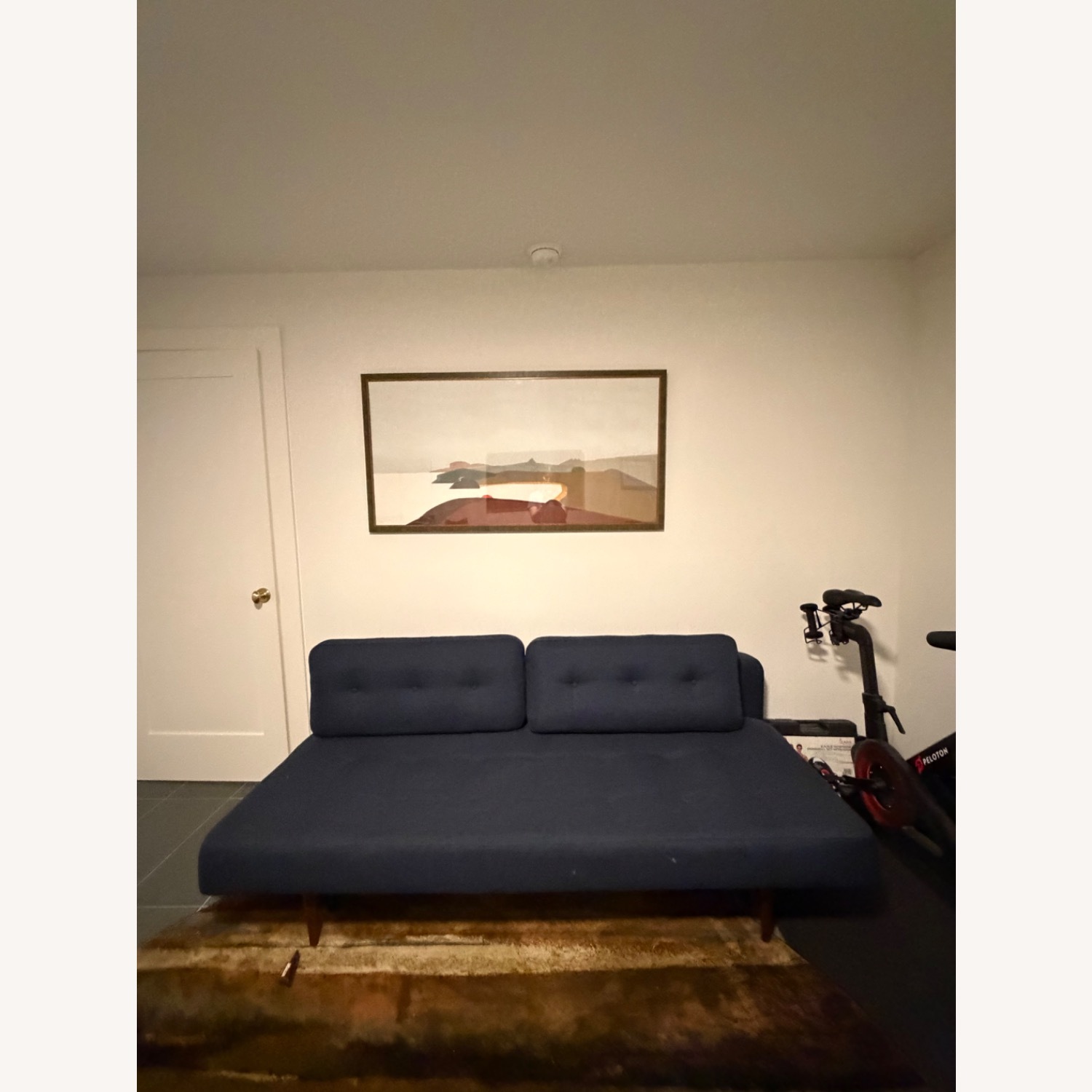 Room & Board Blue Sleeper Sofa - image-2