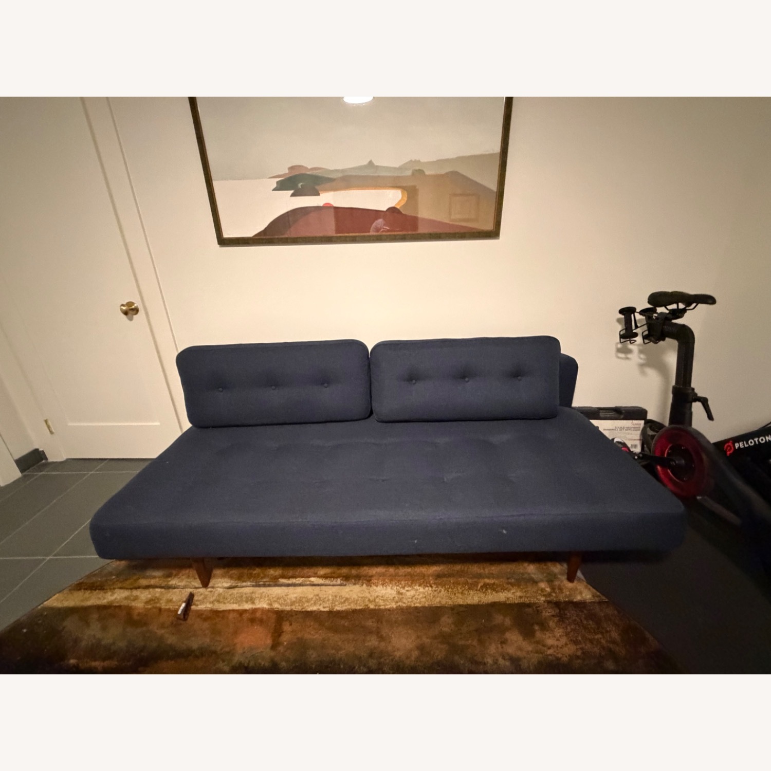 Room & Board Blue Sleeper Sofa - image-3