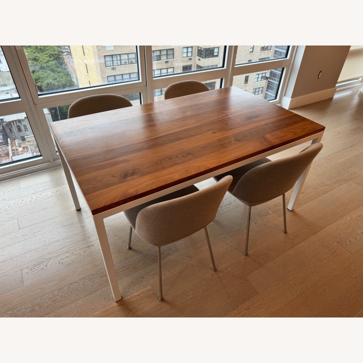 Room & Board Parsons Dining Table Walnut & White - image-3