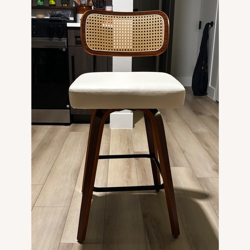 Used Home Depot Light Brown Wood Dining Chairs for sale on AptDeco