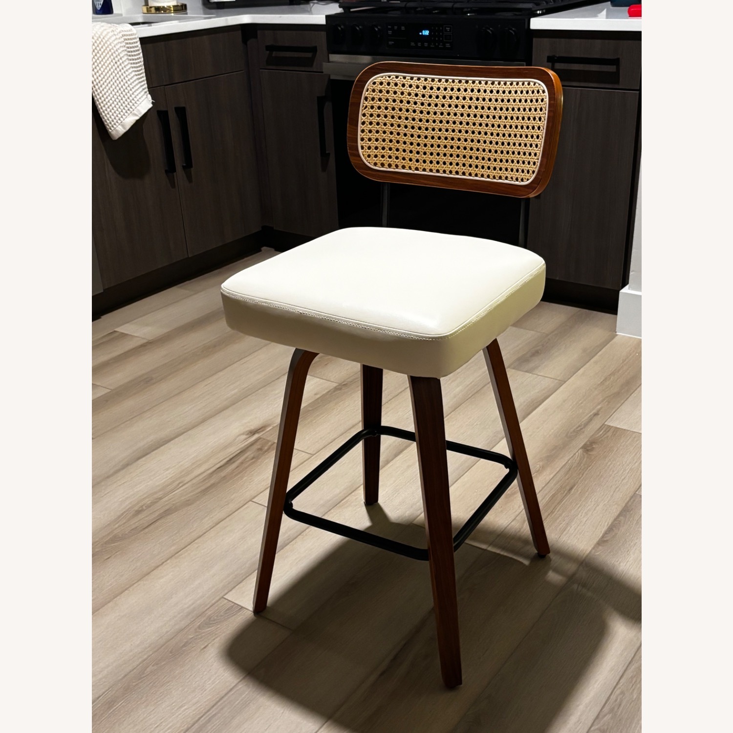 Home Depot Light Brown Wood Dining Chairs - image-2