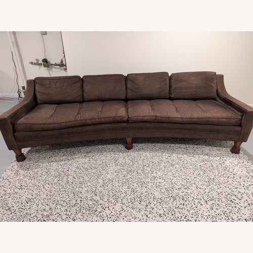 Used Vintage Mid Century Modern Curved Sofa for sale on AptDeco