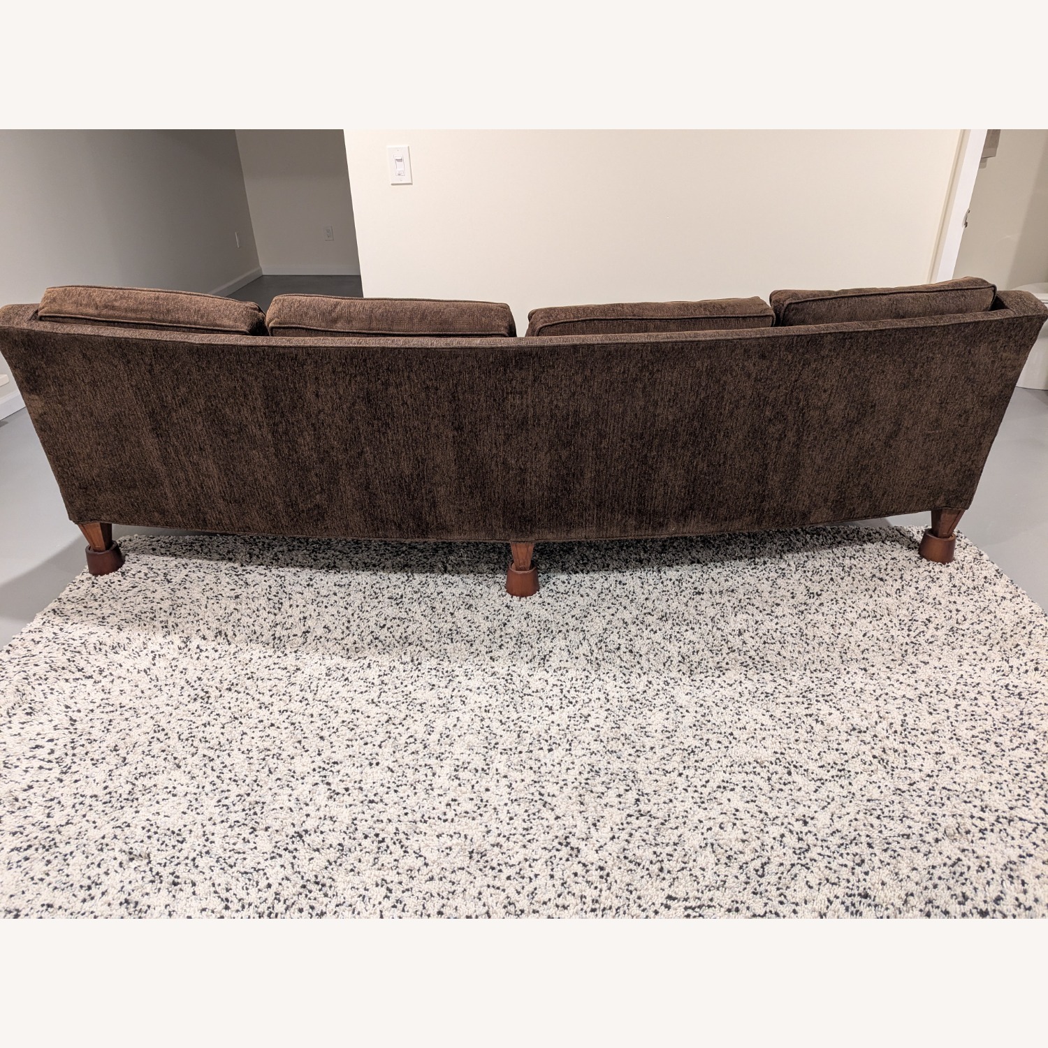 Vintage Mid Century Modern Curved Sofa - image-2
