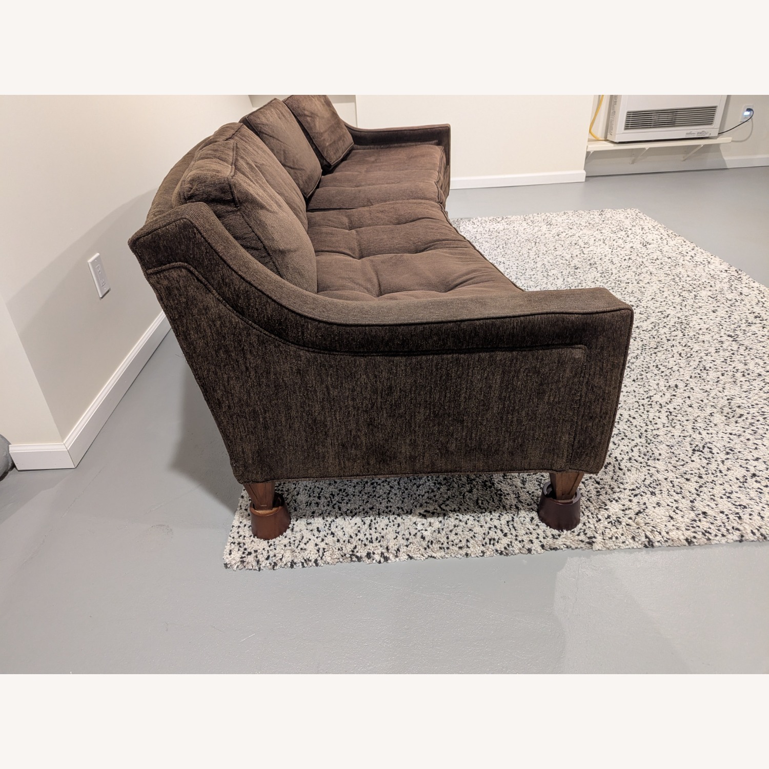 Vintage Mid Century Modern Curved Sofa - image-3