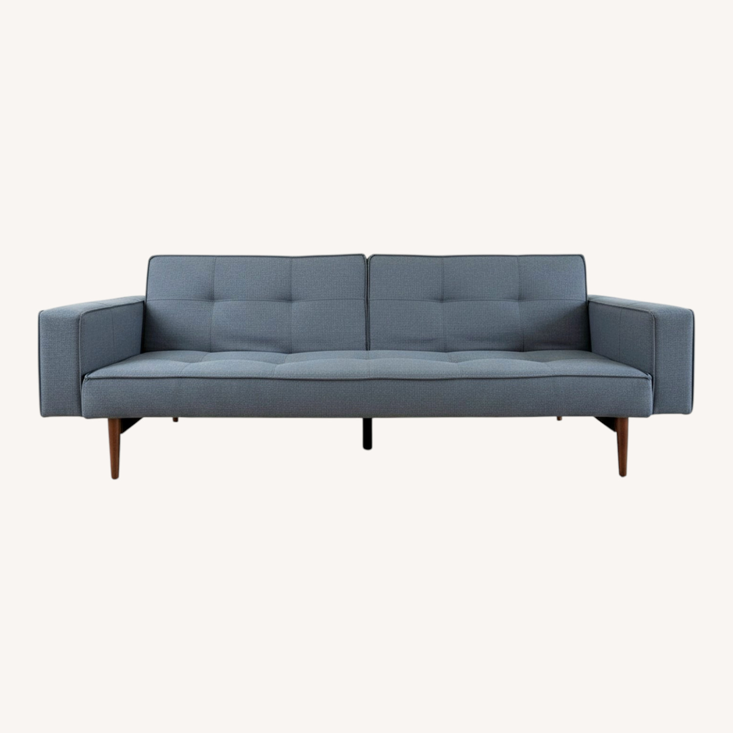 Blue Fabric 3+ Seater Sofa - image-0