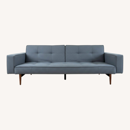 Used Blue Fabric 3+ Seater Sofa for sale on AptDeco