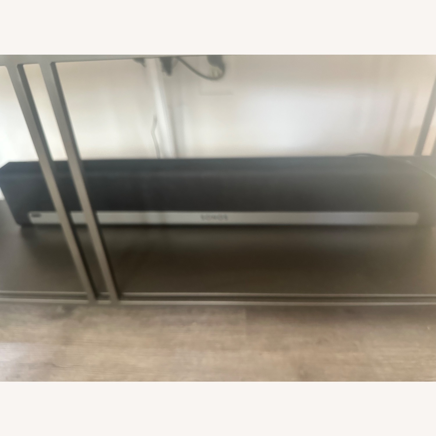 West Elm Dark Bronze Profile Metal Media Storage - image-3