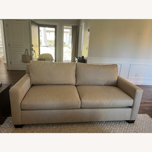 Used Pottery Barn White Fabric 3+ Seater Sofa for sale on AptDeco