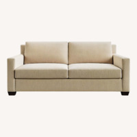 Pottery Barn White Fabric 3+ Seater Sofa