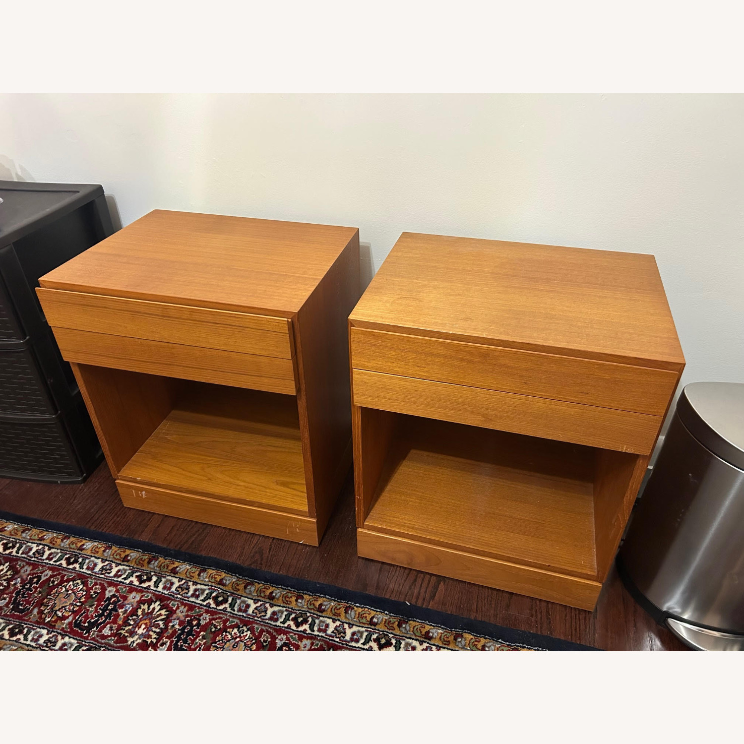 Vinde Mobelfabrik Nightstands True Mid Century - image-1