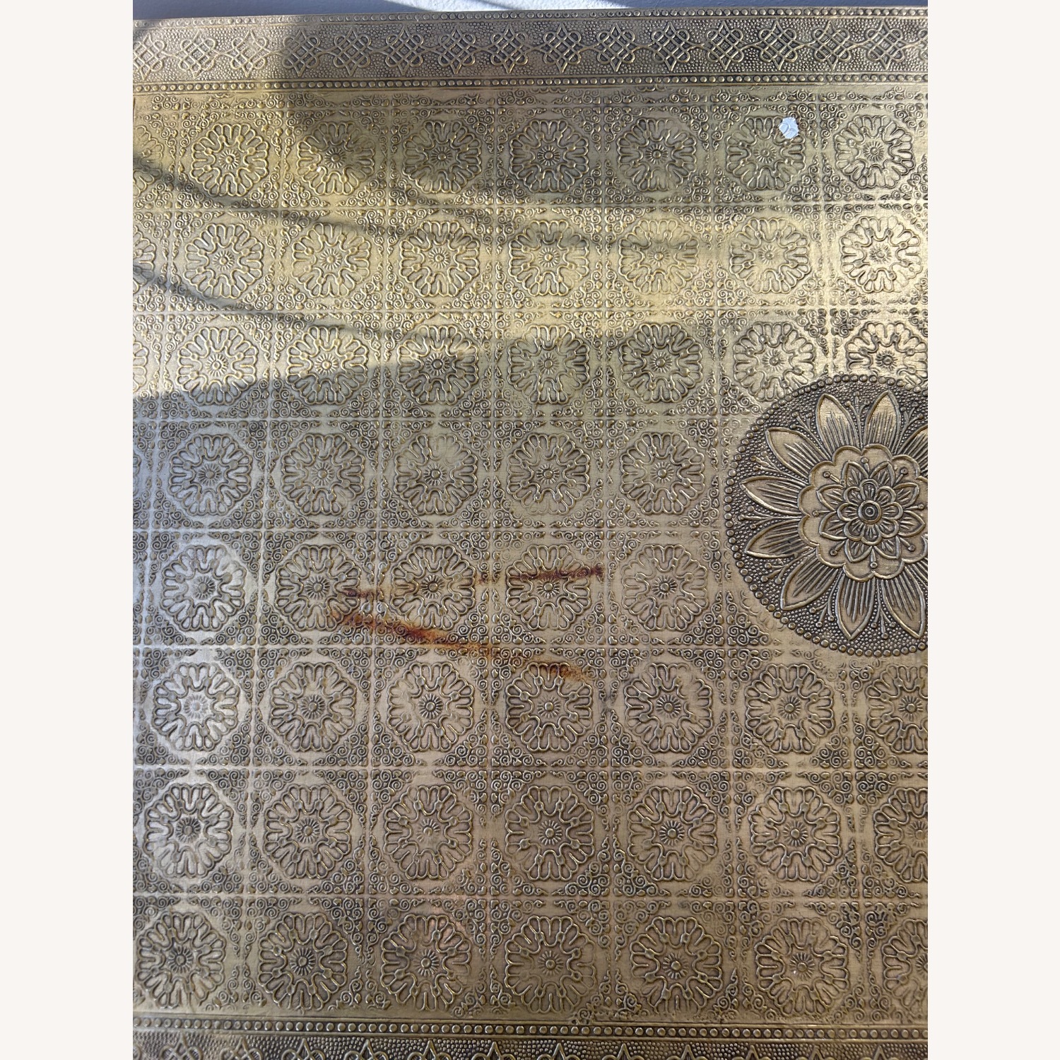 Anthropologie Hand Embossed Lotus Sideboard - image-4