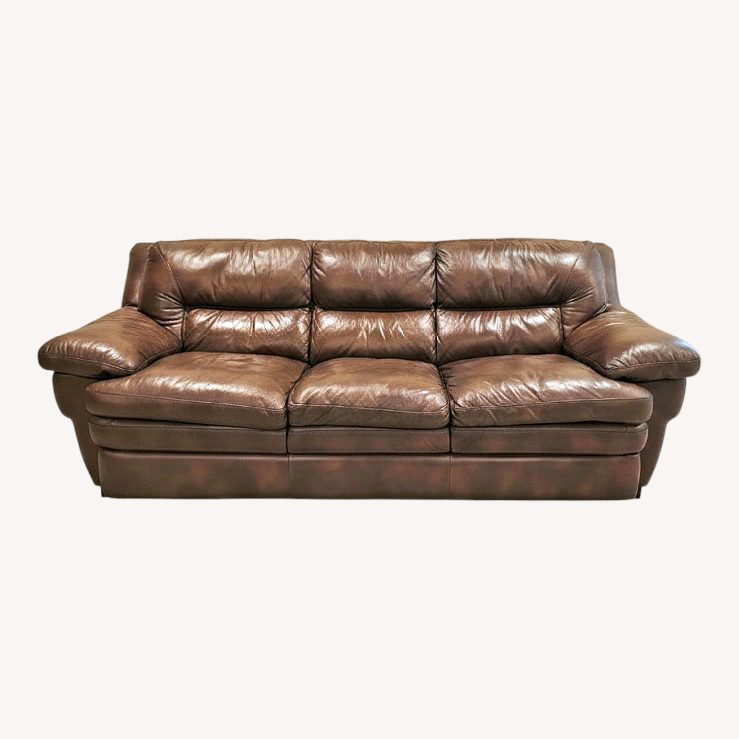 Jordan's Furniture Light Brown 3 Seater Sofa - image-0