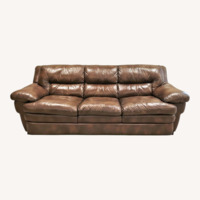 Jordan's Furniture Light Brown 3 Seater Sofa