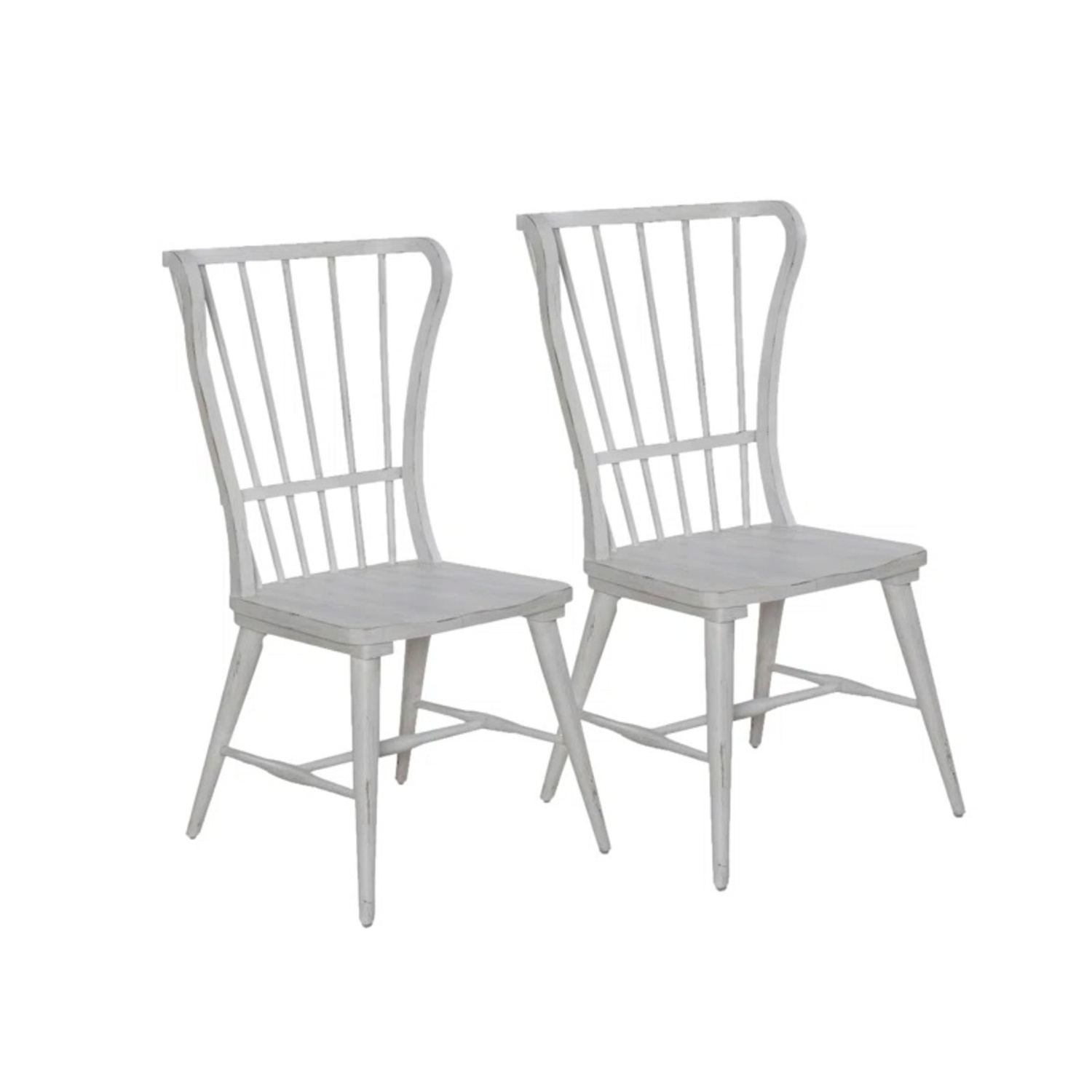 Wayfair White Wood Dining Chairs - image-4