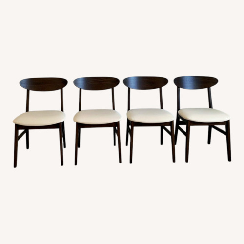 Used Dark Brown Wood Dining Chairs for sale on AptDeco