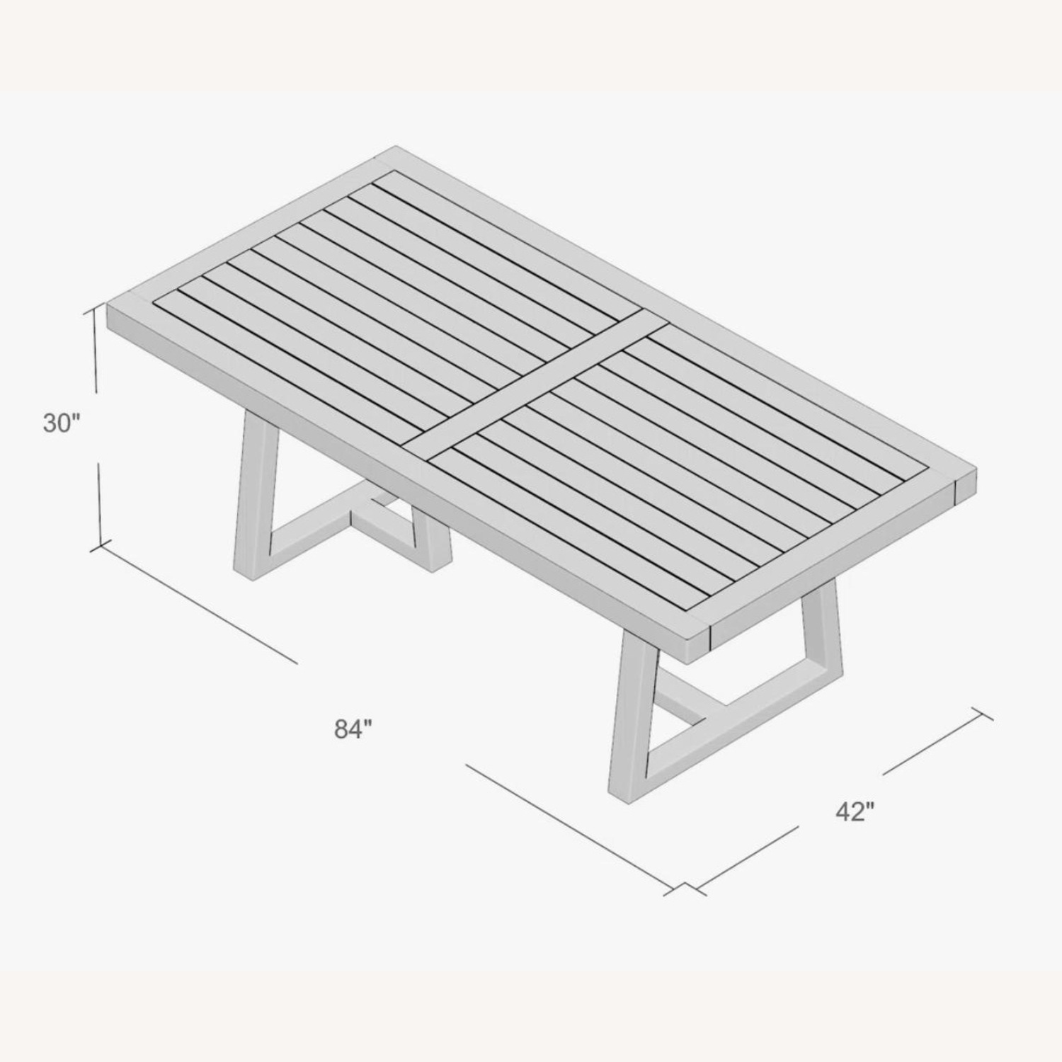 Wade Logan Dark Brown Wood Dining Table for 6-8 - image-3