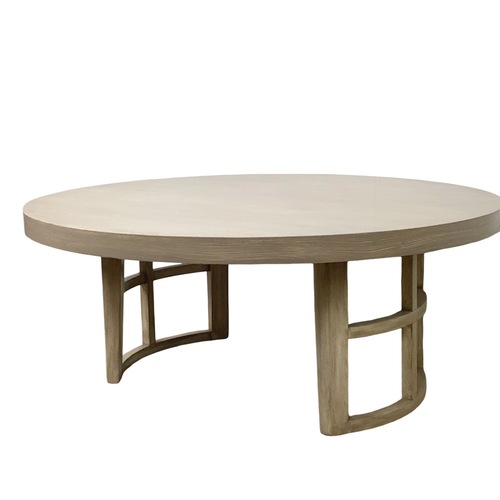 Used Vintage Round Low Coffee Table for sale on AptDeco