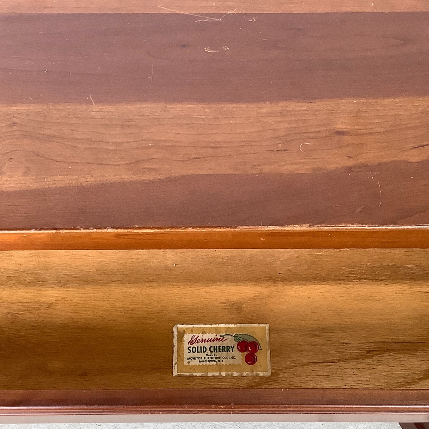 Vintage American Cherry End Server - image-10
