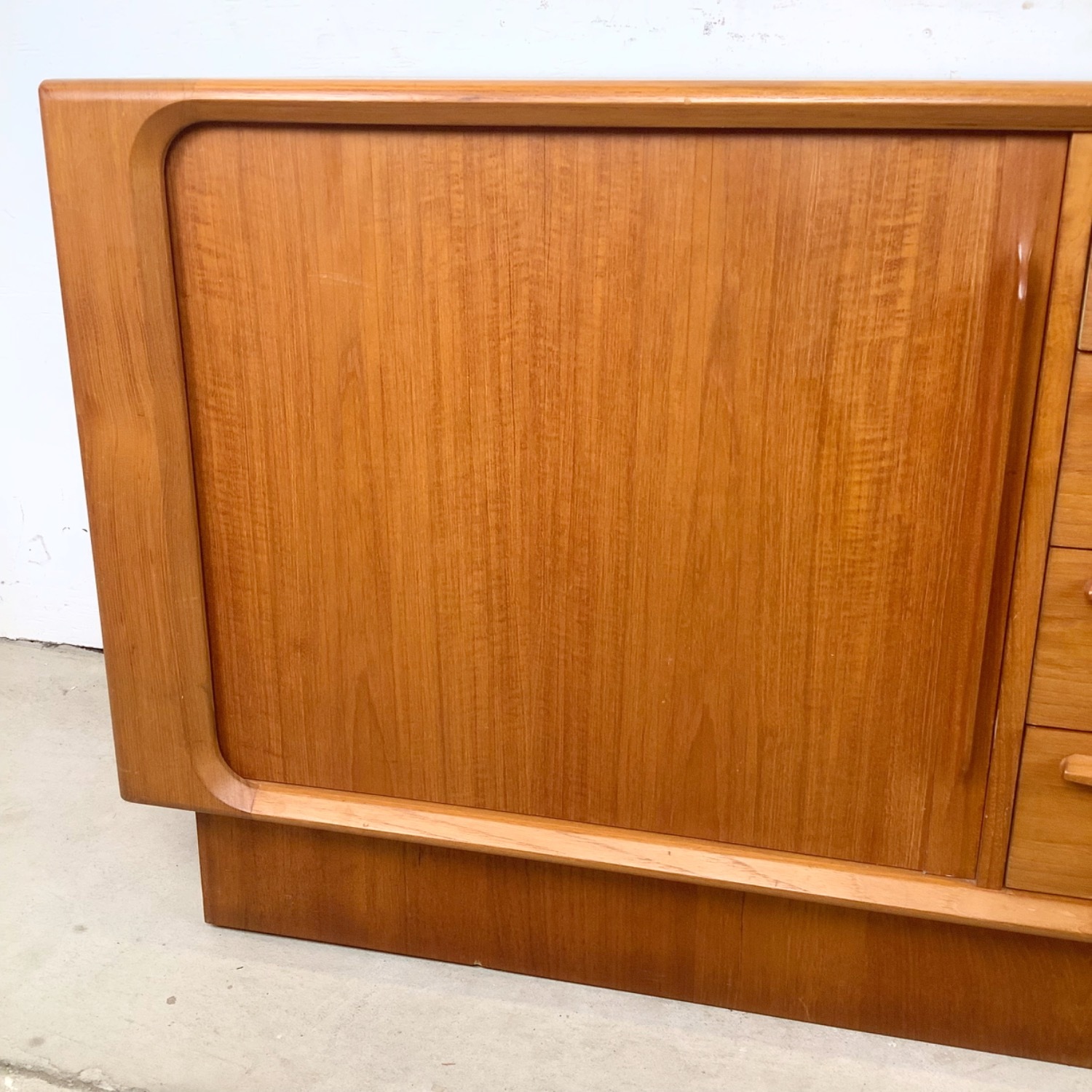 Danish Teak Tambour Credenza - image-13