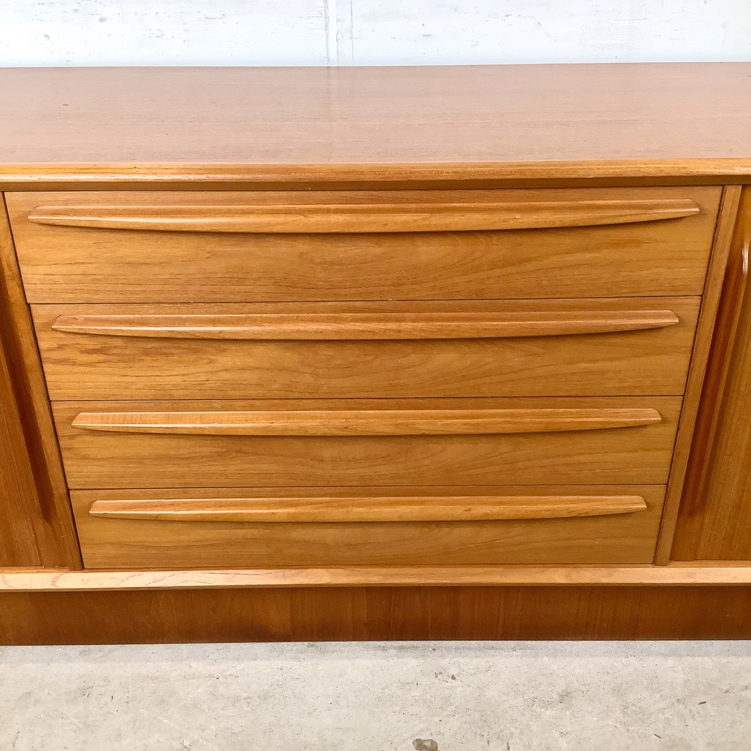 Danish Teak Tambour Credenza - image-12