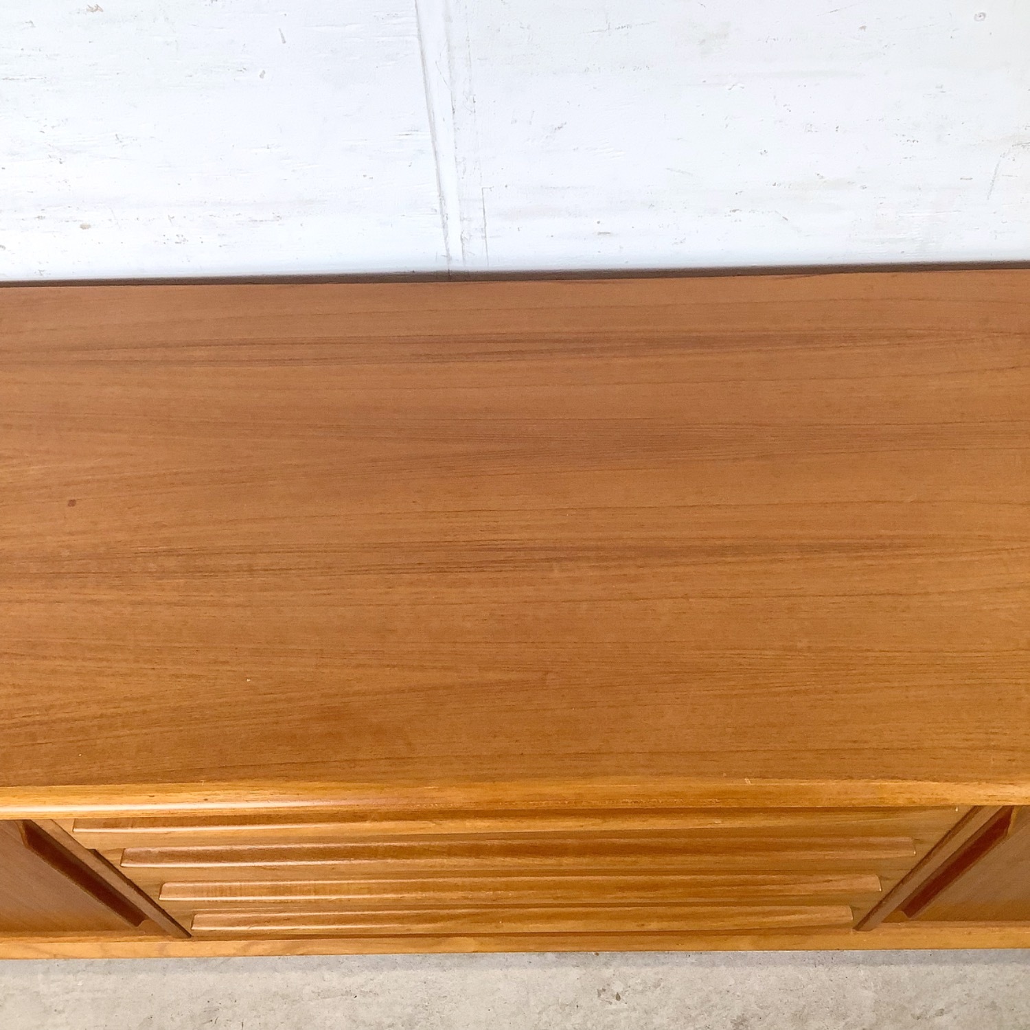 Danish Teak Tambour Credenza - image-4