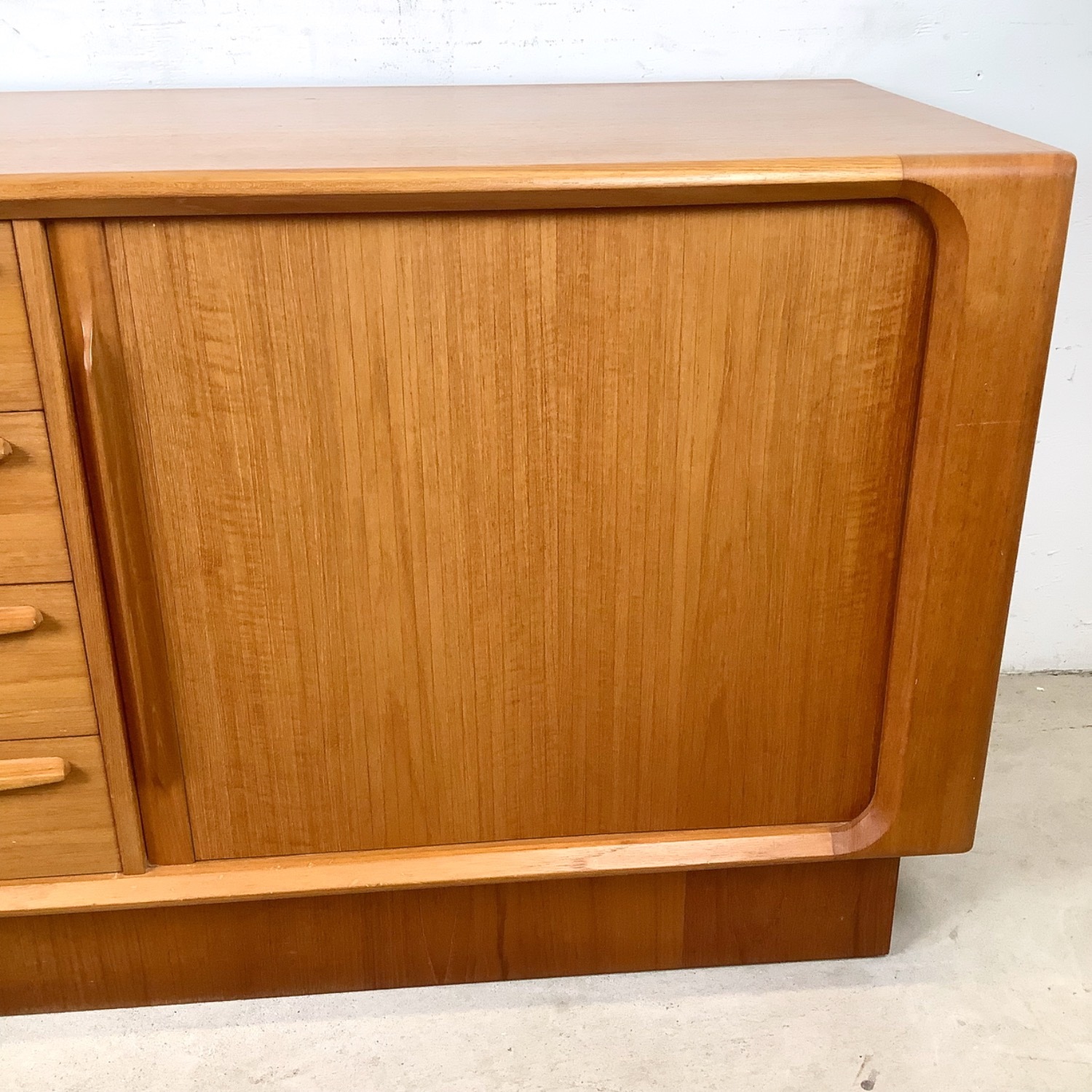 Danish Teak Tambour Credenza - image-11