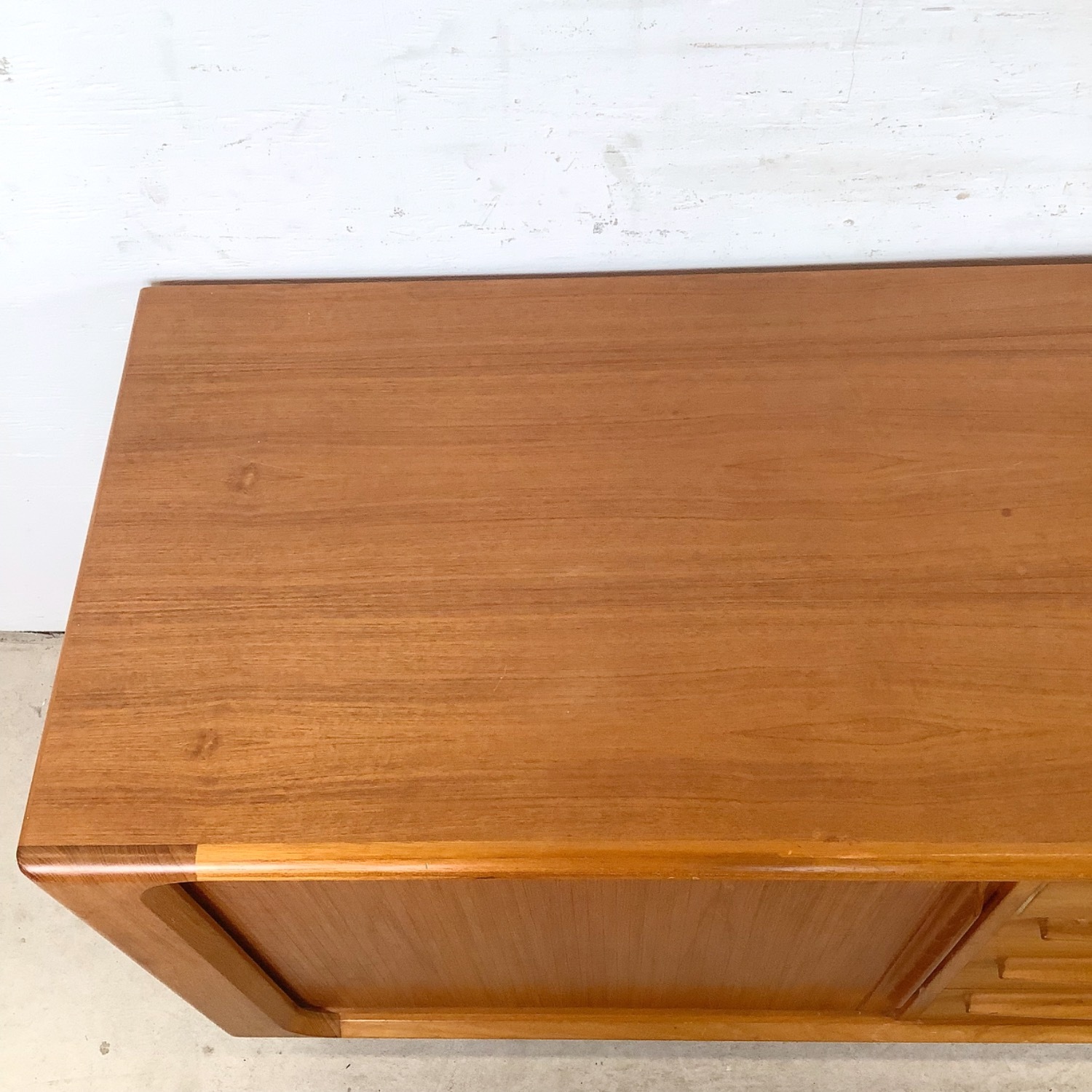 Danish Teak Tambour Credenza - image-3