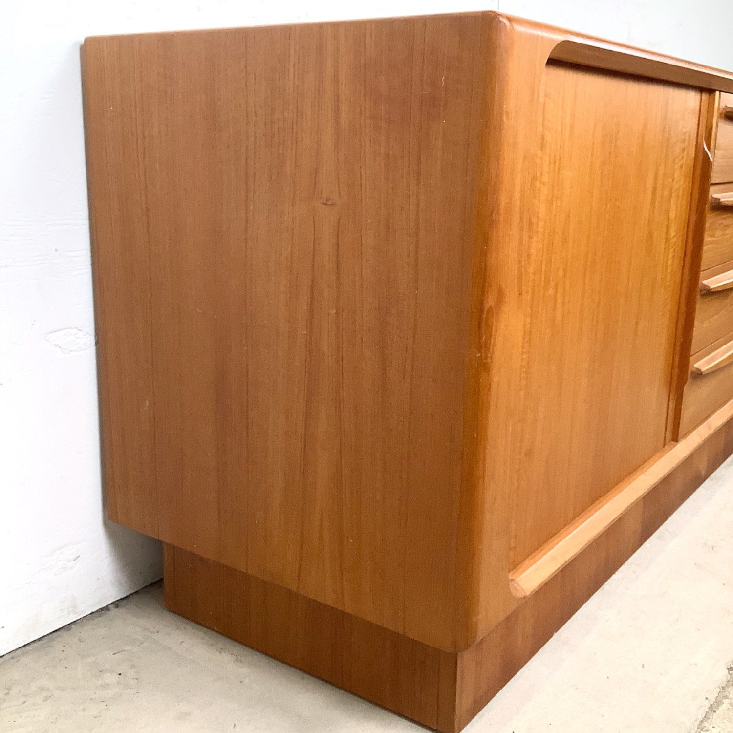 Danish Teak Tambour Credenza - image-7
