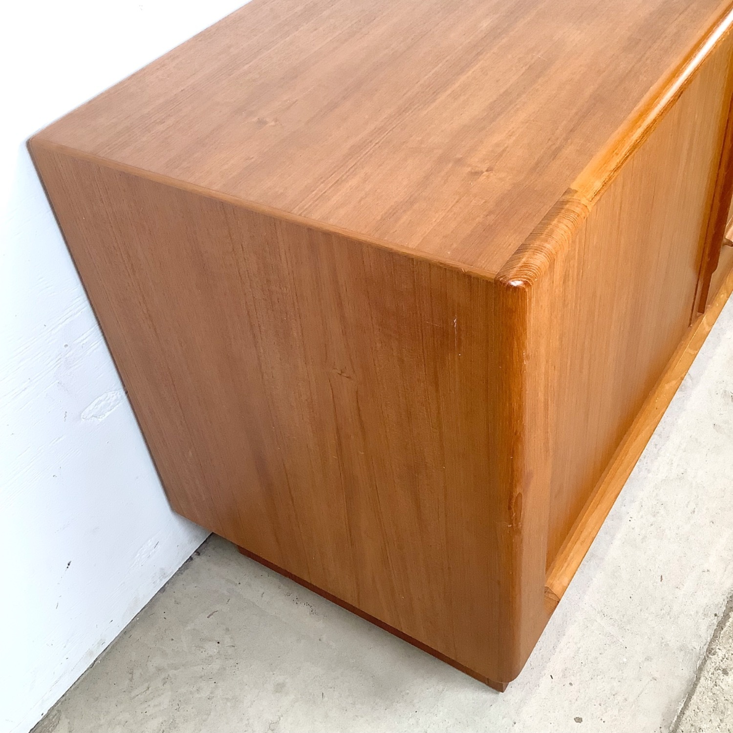 Danish Teak Tambour Credenza - image-6