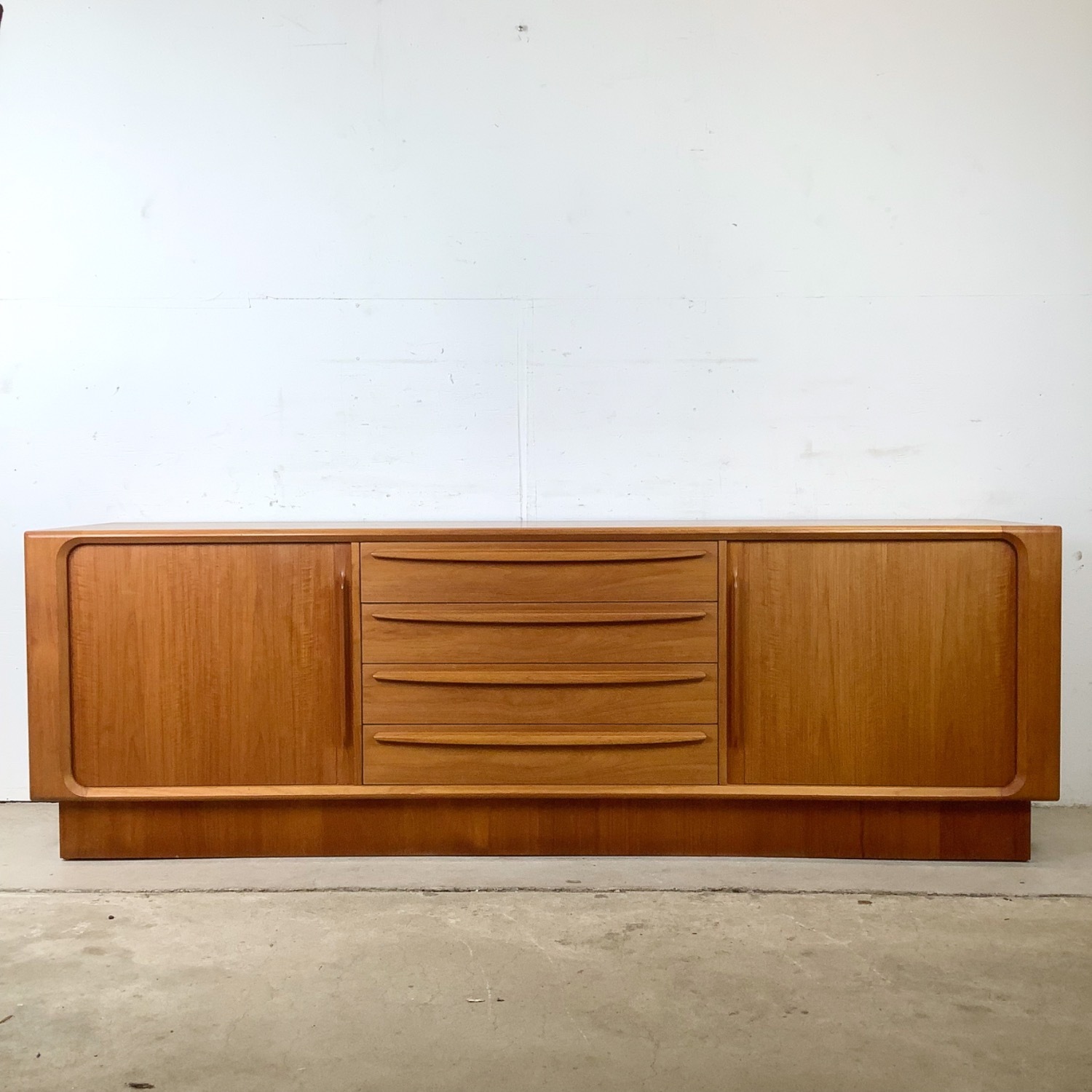 Danish Teak Tambour Credenza - image-2