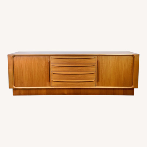 Used  Danish Teak Tambour Credenza for sale on AptDeco