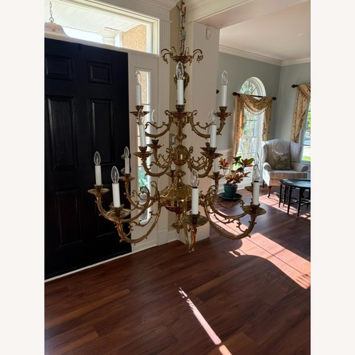 Used Vintage/Antique Brass Ceiling Lamp for sale on AptDeco