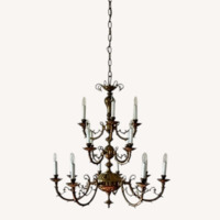 Vintage/Antique Brass Ceiling Lamp