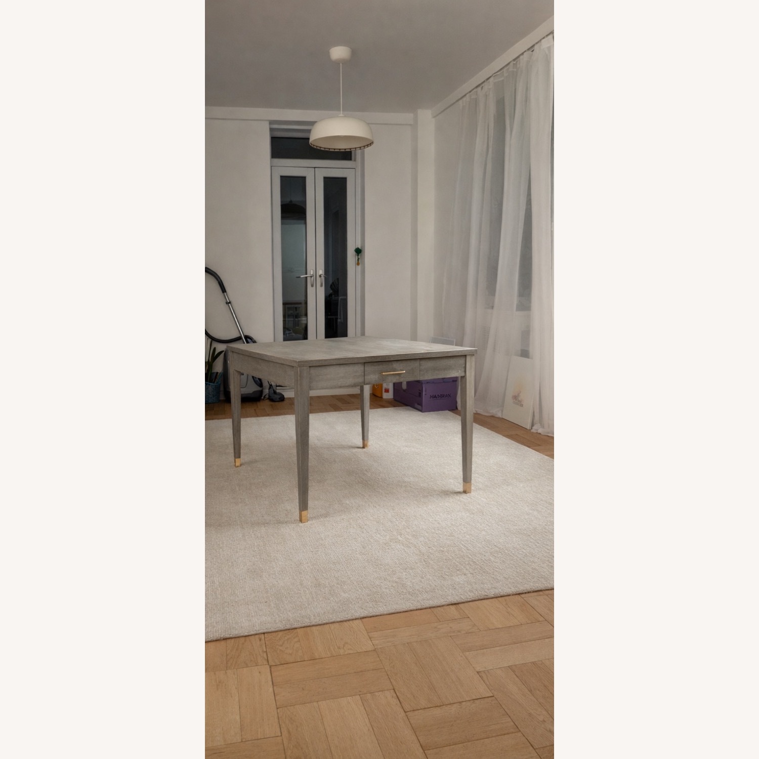 Bungalow 5 Bertram Light Gray Wood Game Table - image-7