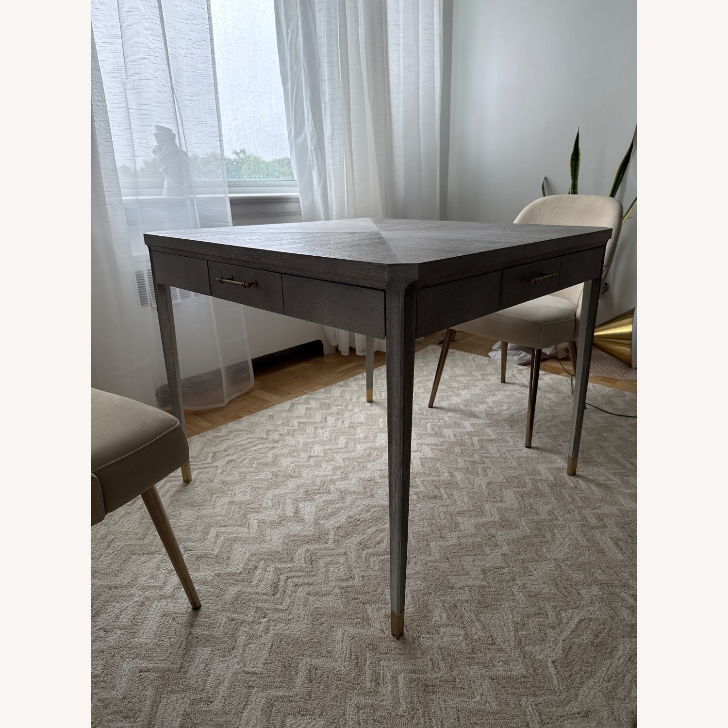 Bungalow 5 Bertram Light Gray Wood Game Table - image-8