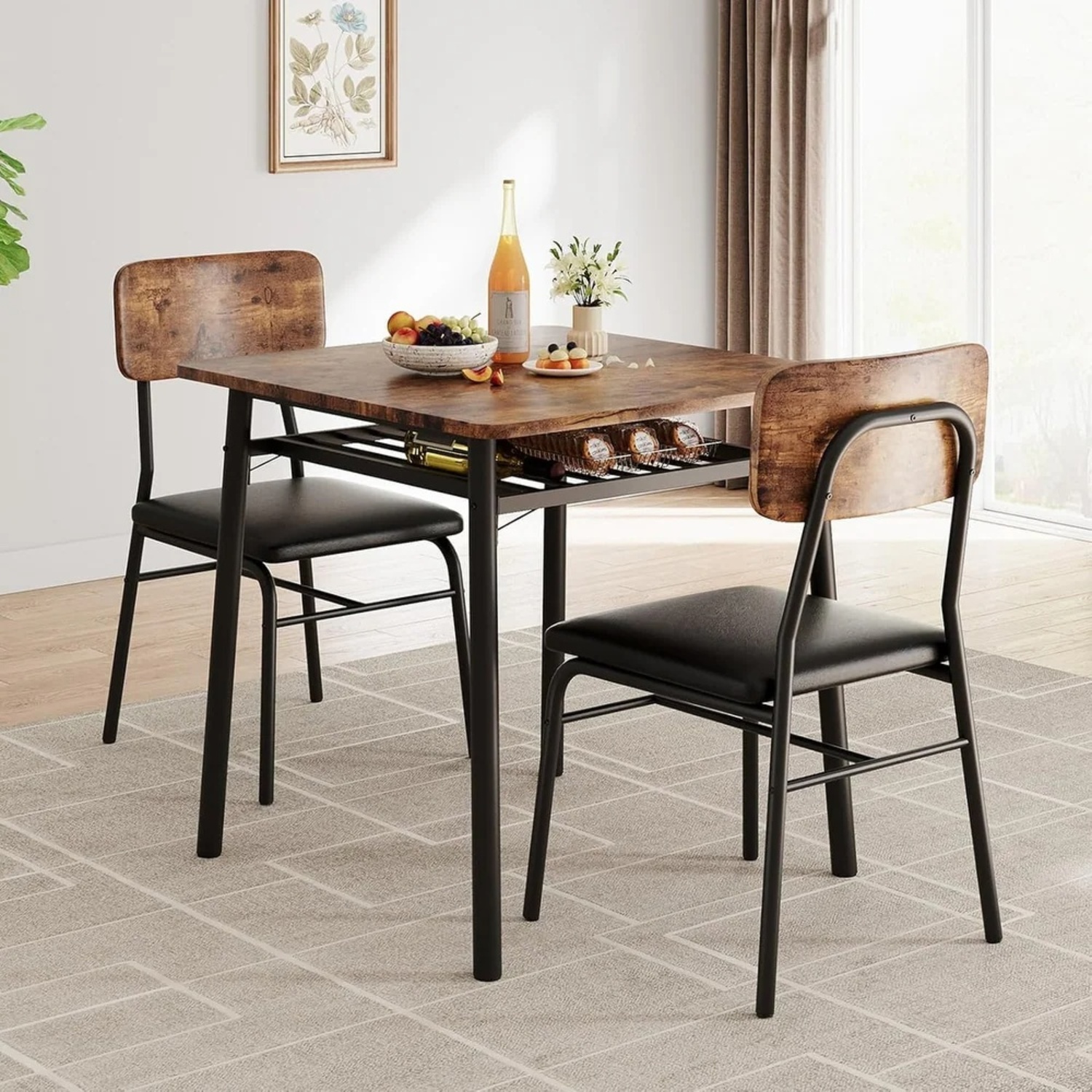3-Piece Industrial Dining Set - image-6