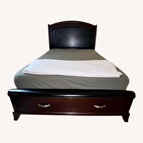 Used Queen Storage Bed Frame for sale on AptDeco