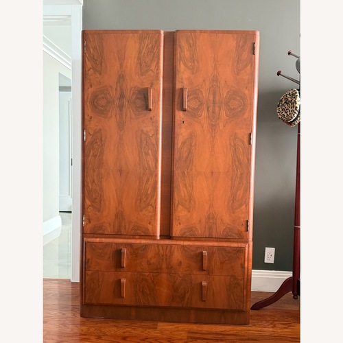 Used 1920s/1930s Vintage/Antique Art Deco Wood Armoire for sale on AptDeco