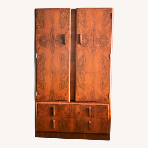 Used 1920s/1930s Vintage/Antique Art Deco Wood Armoire for sale on AptDeco