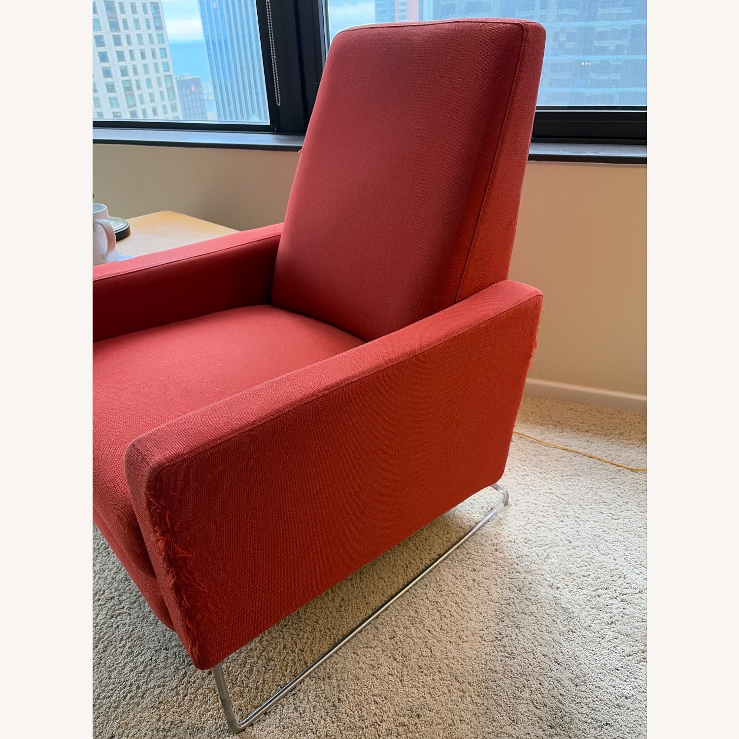 Design Within Reach Flight Orange Recliner - image-9