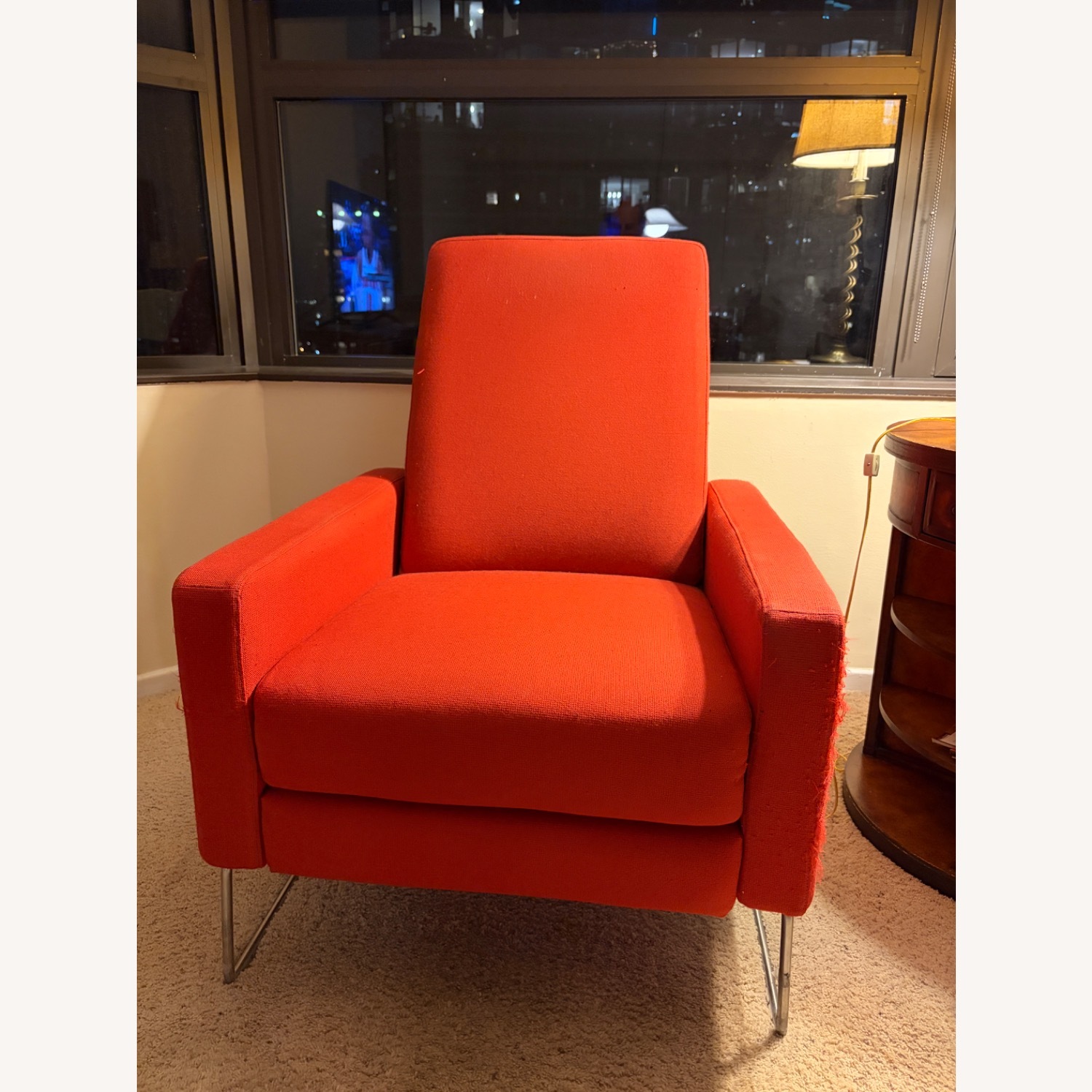 Design Within Reach Flight Orange Recliner - image-5