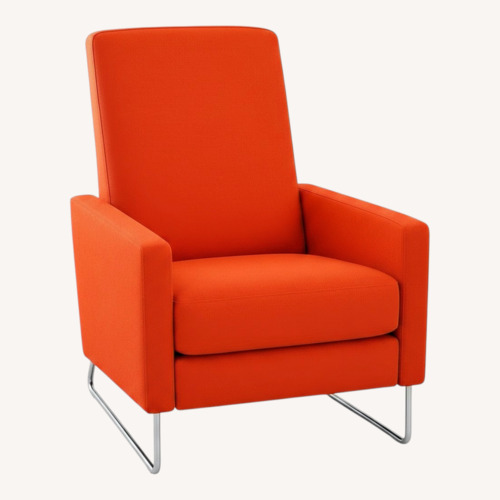 Used Design Within Reach Flight Orange Recliner for sale on AptDeco