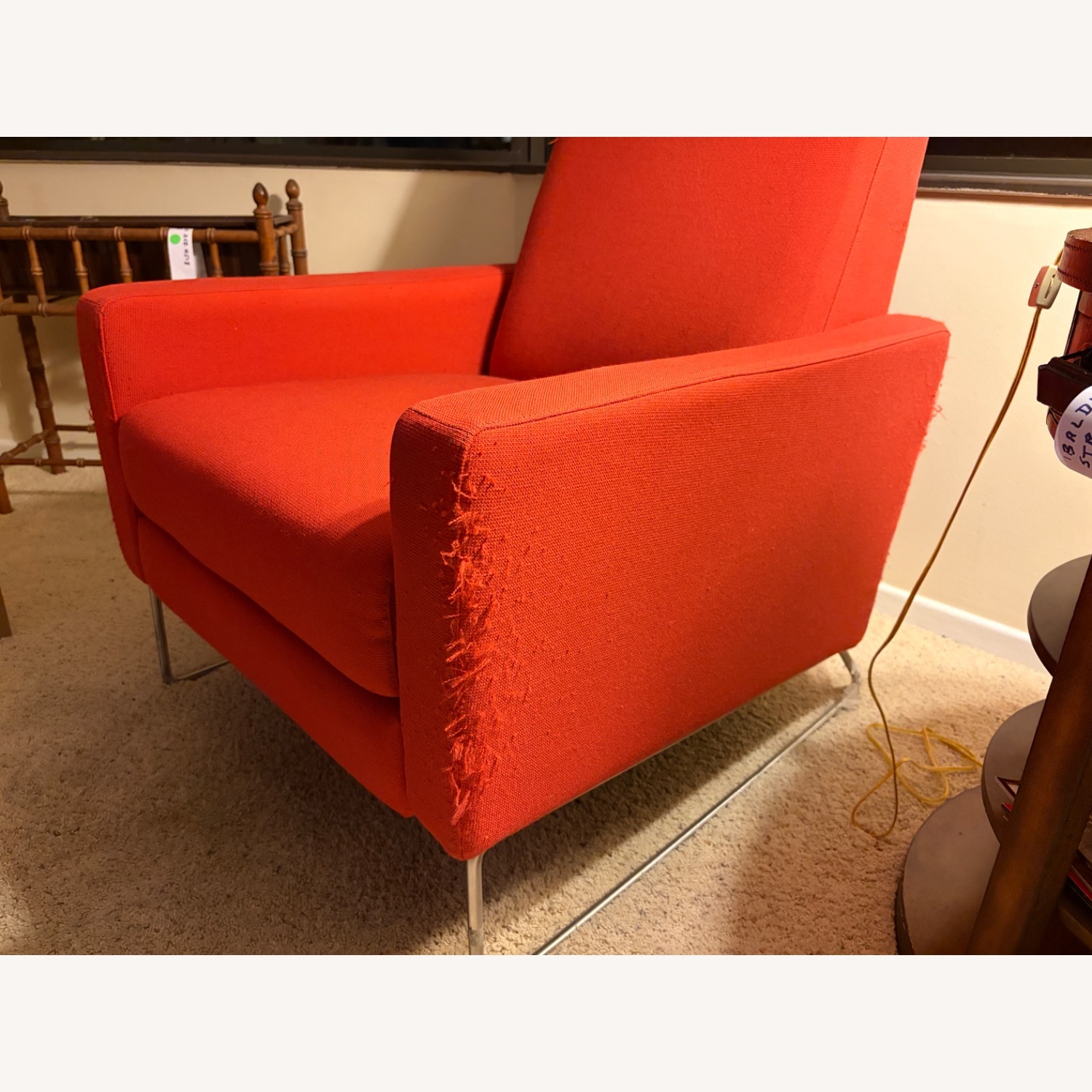 Design Within Reach Flight Orange Recliner - image-1