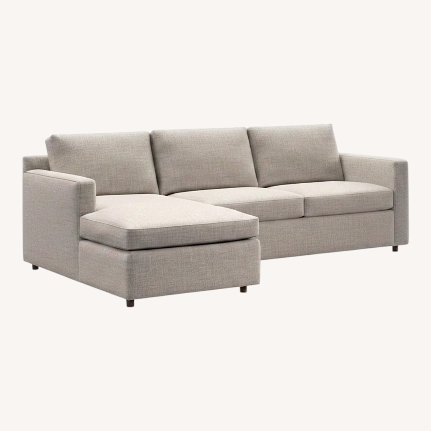 Crate & Barrel Barrett II 2-Piece Sectional Sofa with Chaise Lounge - image-0