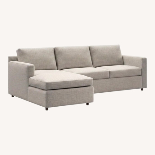 Used Crate & Barrel Barrett II 2-Piece Sectional Sofa with Chaise Lounge for sale on AptDeco